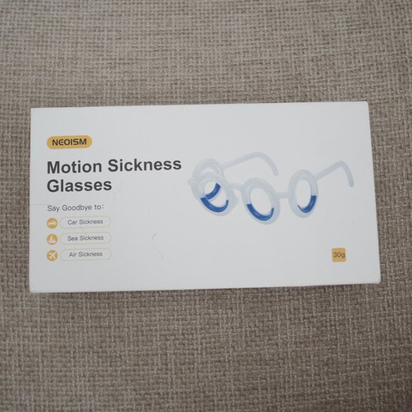 Neoism Motion Sickness Glasses - White and Blue Size Medium Like New - Picture 3 of 8